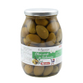 Aceitunas verdes en conserva, aceite salado de 1Kg, 1000g, verde en lata, con piedra vaporizada, Brc Ifs Sedex